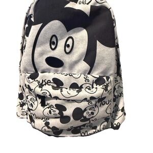 Disney Mickey Mouse Black and White Backpack